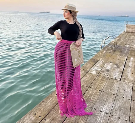 Jupe Cache en Crochet