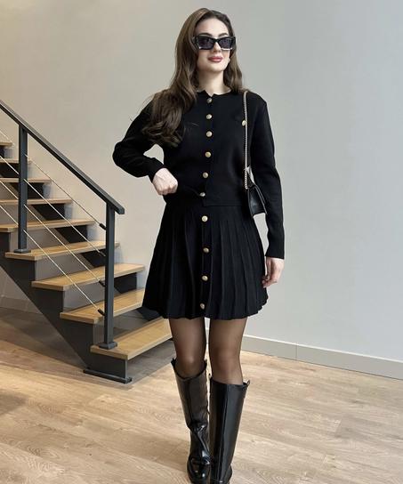 Ensemble Mini Cardigan & Jupe