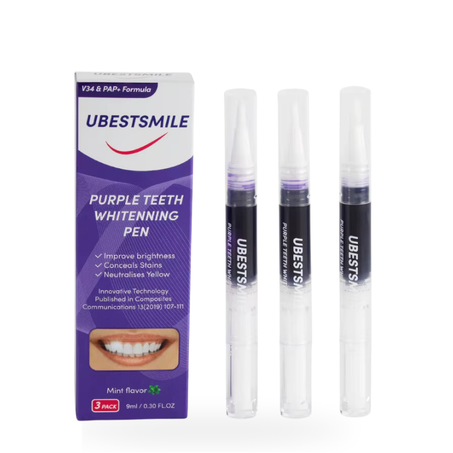 معزز لتبييض الاسنان