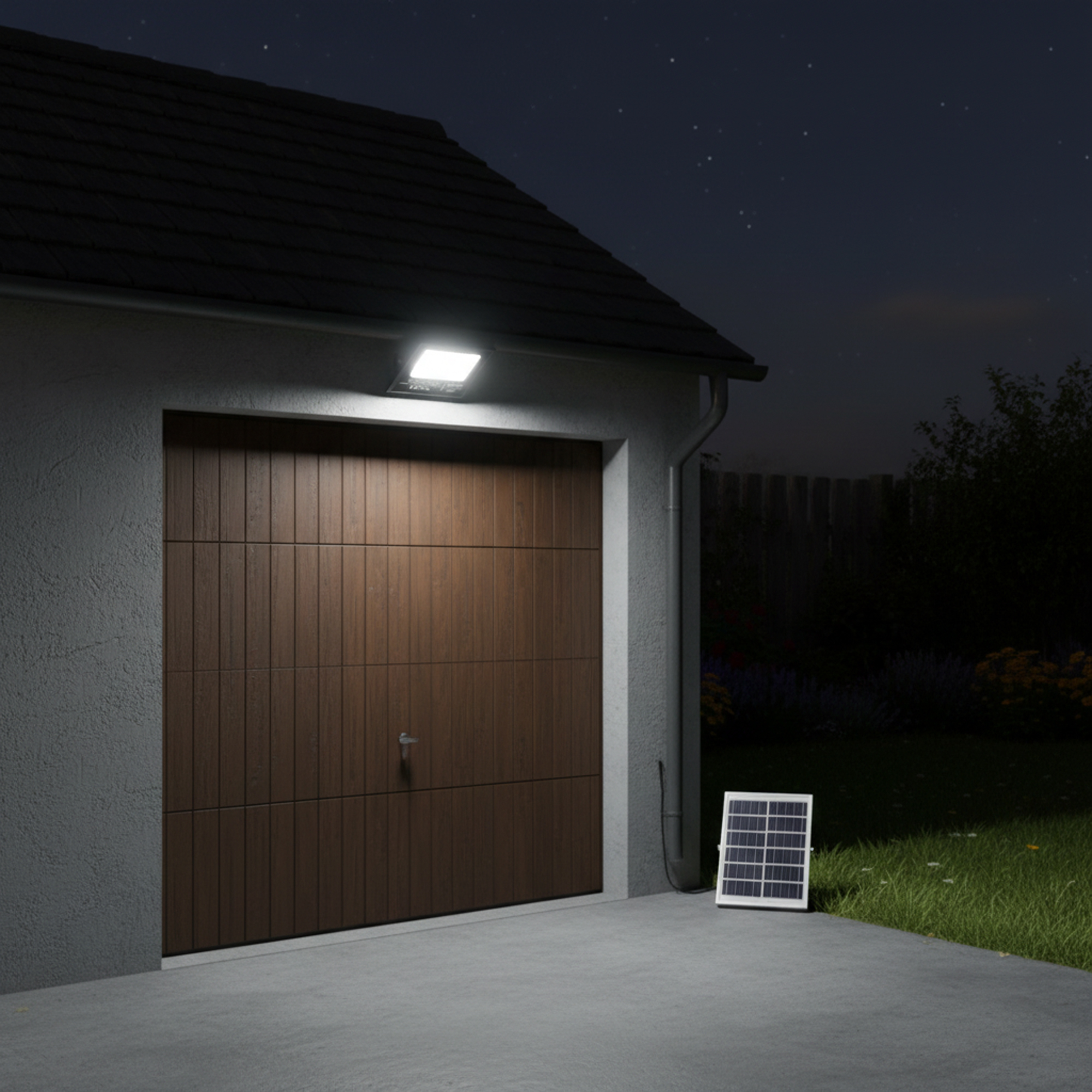 كشاف يعمل بالطاقة الشمسية بقوة 500 واط بضملن عامين