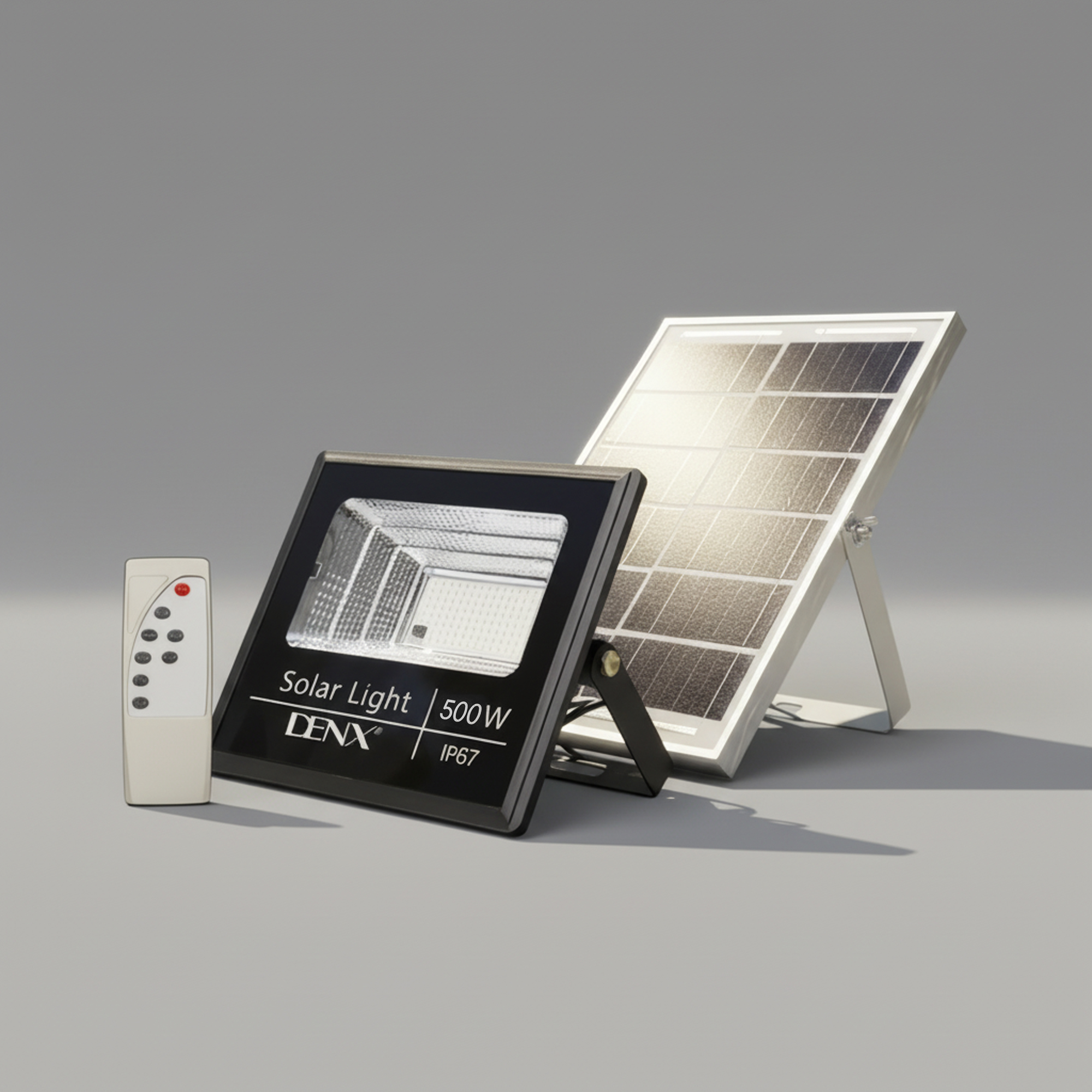 كشاف يعمل بالطاقة الشمسية بقوة 500 واط بضملن عامين