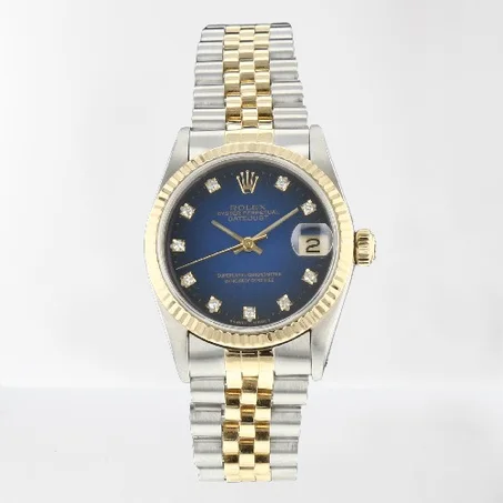 Rolex Oyster Perpetual Datejust 41 Cadran bleu, bicolore