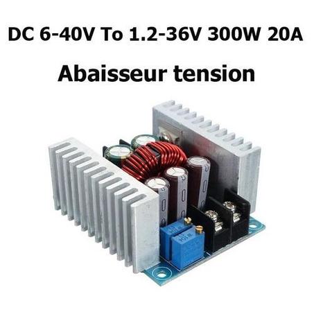step-down module 20A 300W DC-DC Convertisseur abaisseur de tension