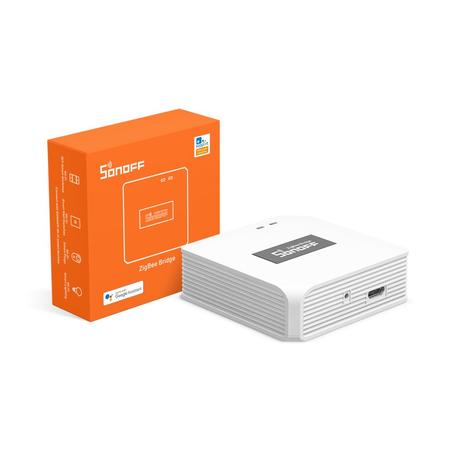 SONOFF Zigbee Hub, Smart Zigbee Gateway Bridge, Wirelessly Connect Your Smart WiFi and Zigbee Devices, Compatible with SONOFF Zigbee Devices