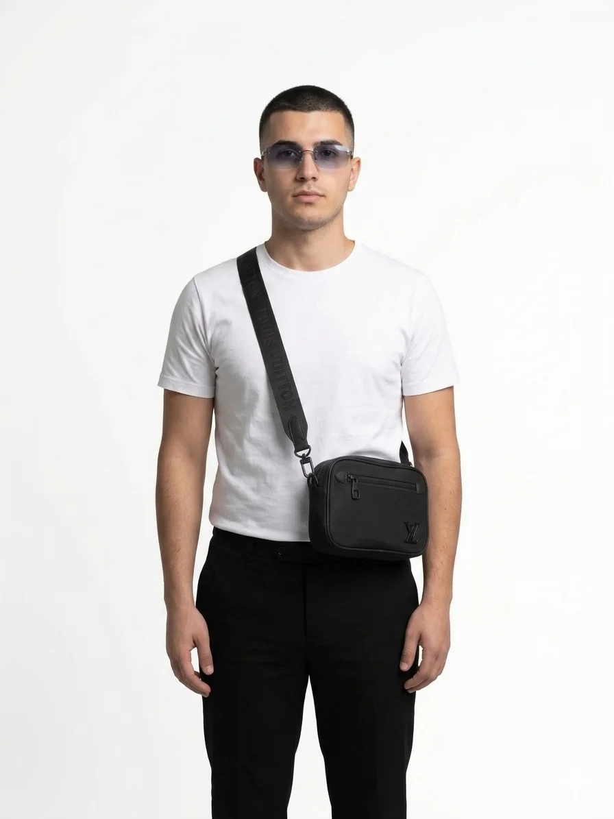 Sacoche Homme Premium LV – Élégance & Simplicité