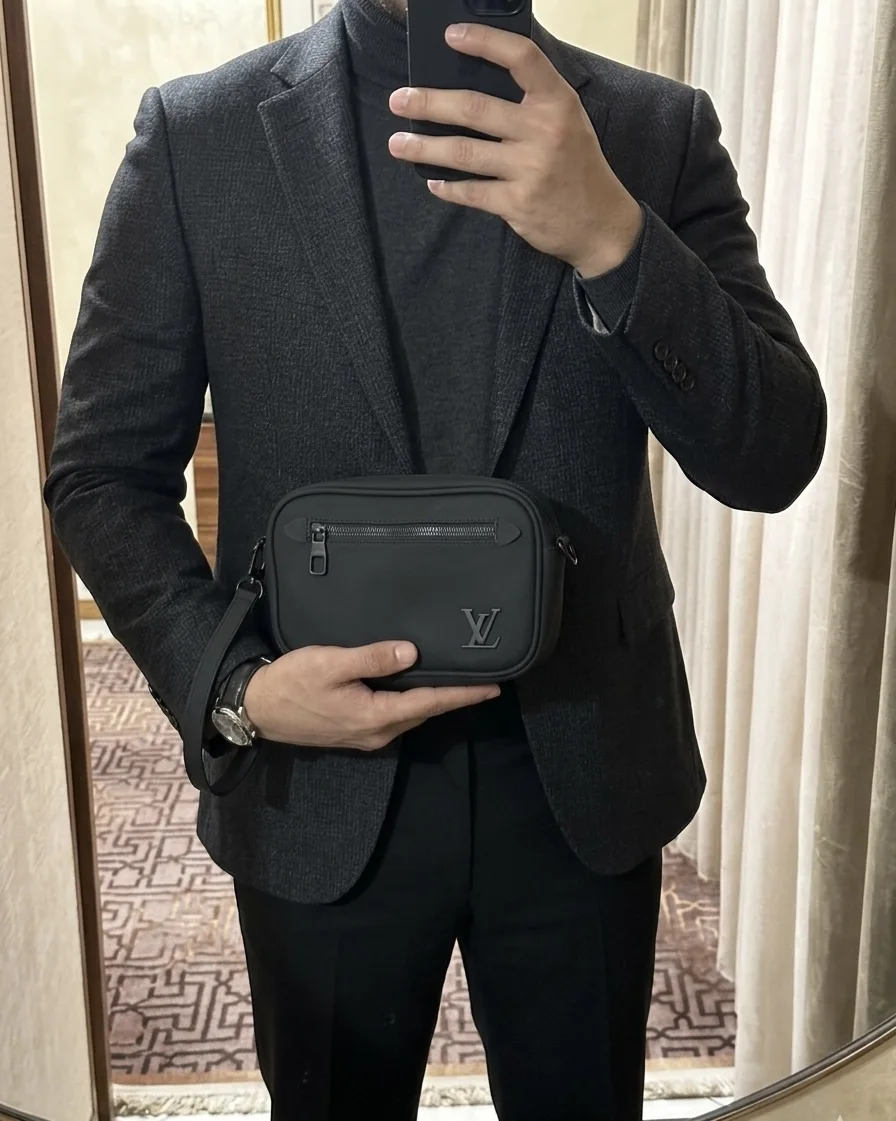 Sacoche Homme Premium LV – Élégance & Simplicité