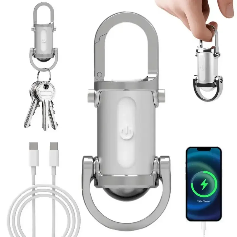 مصباح سلسلة المفاتيح العملي – ضوء قوي في حجم صغير