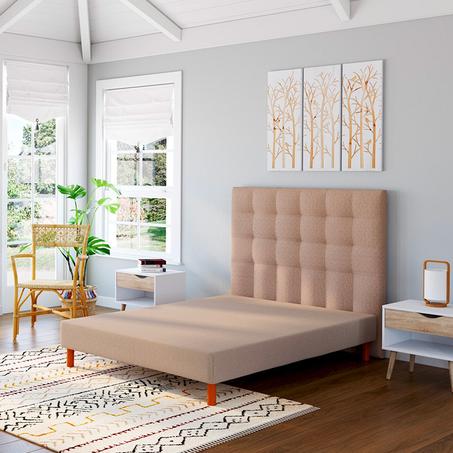 SOMMIER ET TETE DE LIT