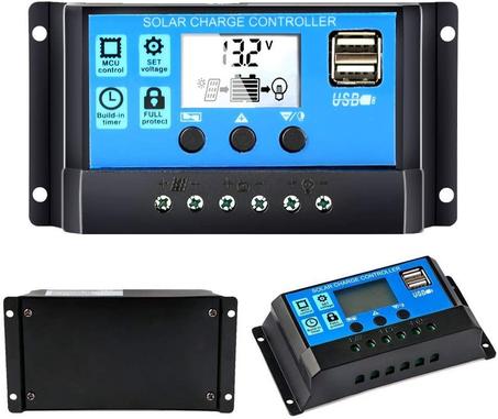 REGULATEUR DE CHARGE PWM 20A LCD