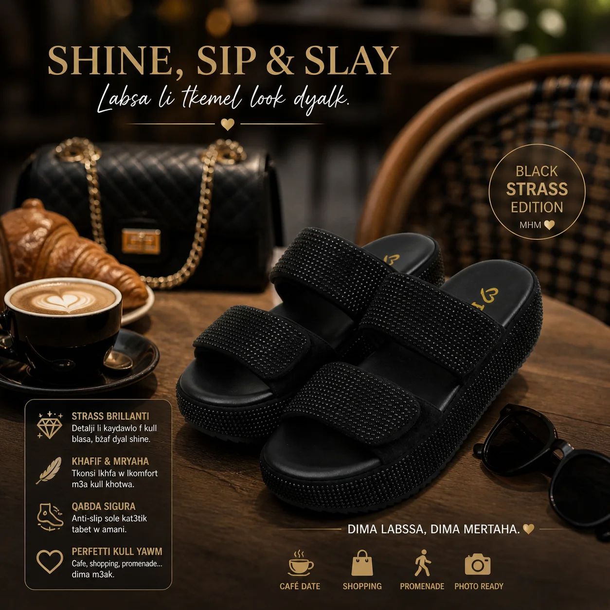 SANDAL Strass Edition