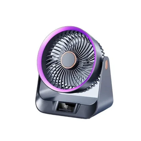 Ventilateur de Bureau CALUS FAN 05 – Rechargeable USB | 5 Vitesses | Rotation Automatique