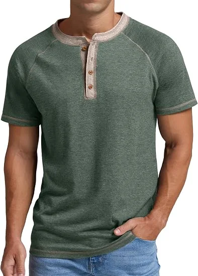 Mens Henley Long/Short