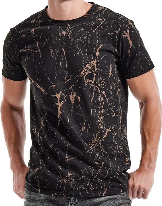 Mens Hipster Hiphop Tees - Fashion Print T-Shirts