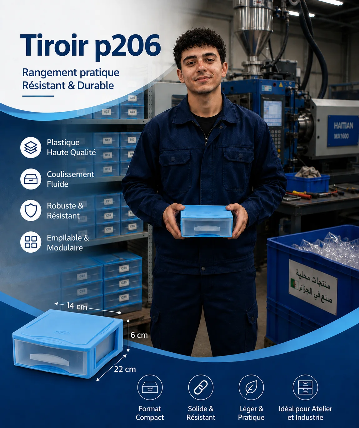 TIROIR P206  من المصنع  الليك مباشرة