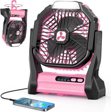 Portable Rechargeable Fan, 20000mAh