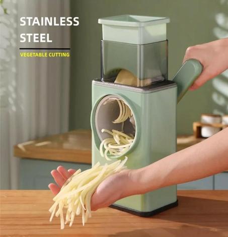 قطاعة الخضار و مبشرة الجبن الدوارة