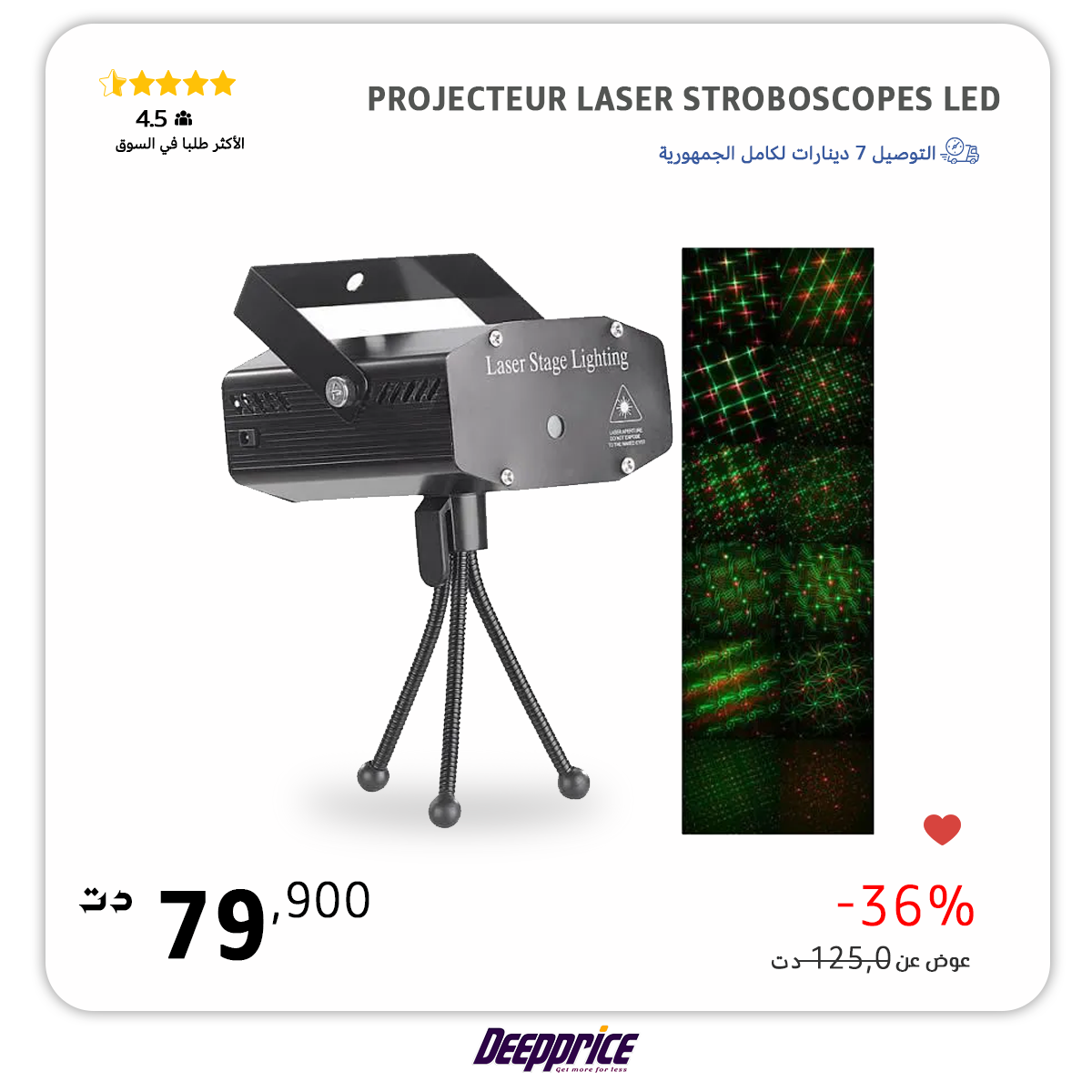 Projecteur Laser stroboscopes LED