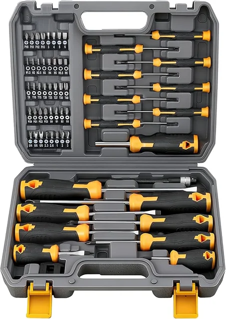 Hi-Spec Juego de herramientas de reparación y apertura electrónica, incluye destornilladores de precisión ranurados/Phillips/Torx Mini