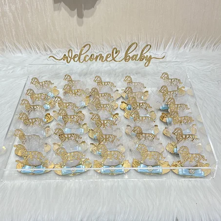 Plateau bébé garçon chargé 35 pièces