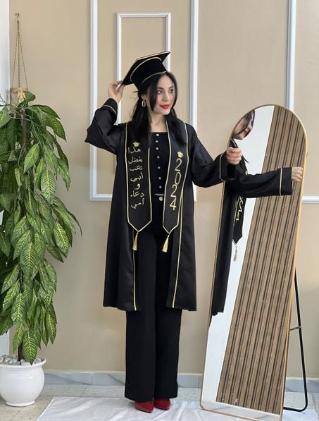 Robe Soutenance Noir et Gold