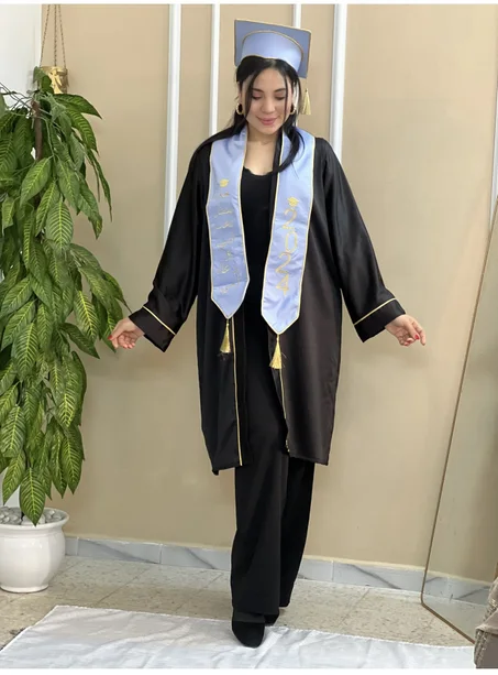 Robe Soutenance Noir et Bleu Gold