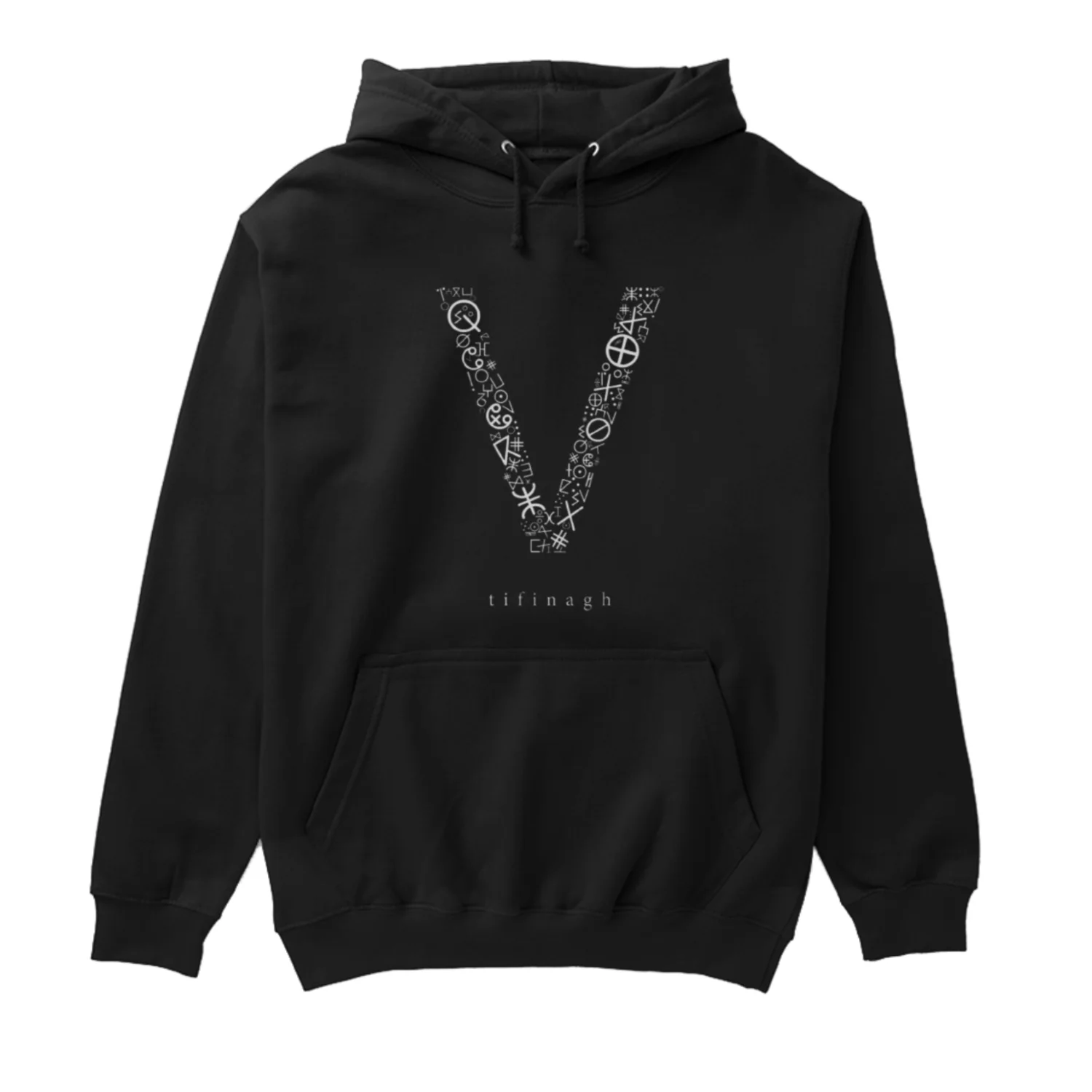 Hoodie Amazigh alphabet