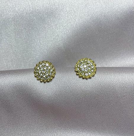 Boucle d'oreille  en doré