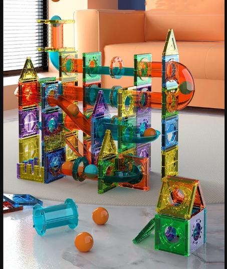 Carreaux de construction magnétiques 3D