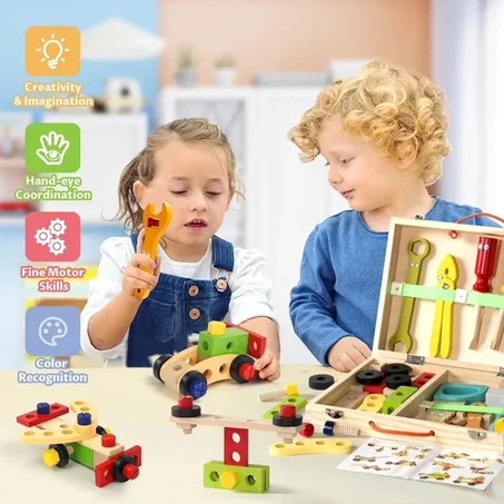 Malette de bricolage pour enfant de 34 Pièces