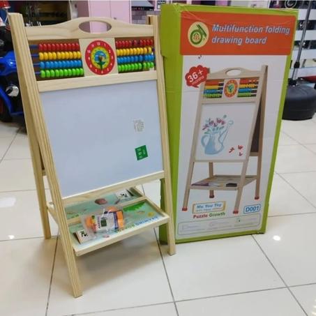 Planche à dessin magnétique en bois double faces  :