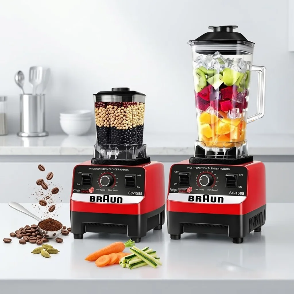 خلاط BRAUN + مطحنه 10000 وات