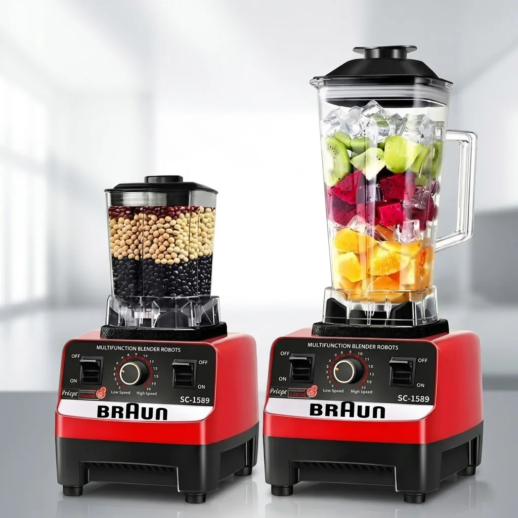 خلاط BRAUN + مطحنه 10000 وات