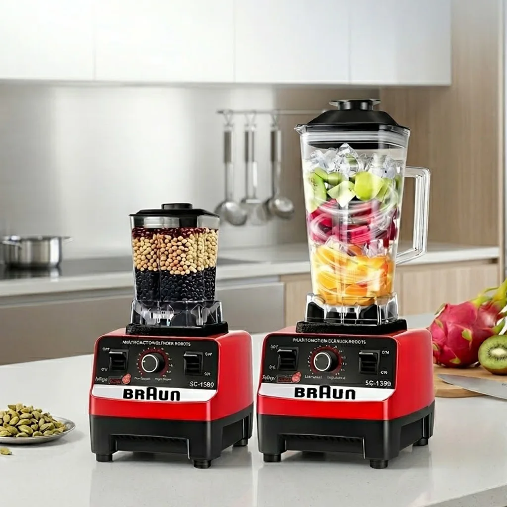 خلاط BRAUN + مطحنه 10000 وات