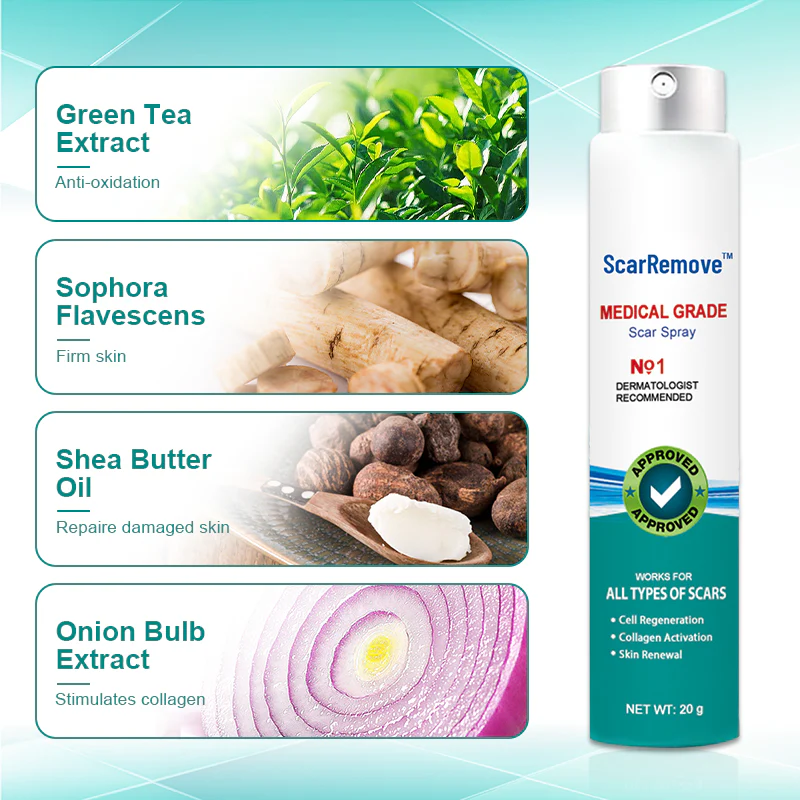 Spray nettoyant pour cicatrices et vergetures ScarRemove™