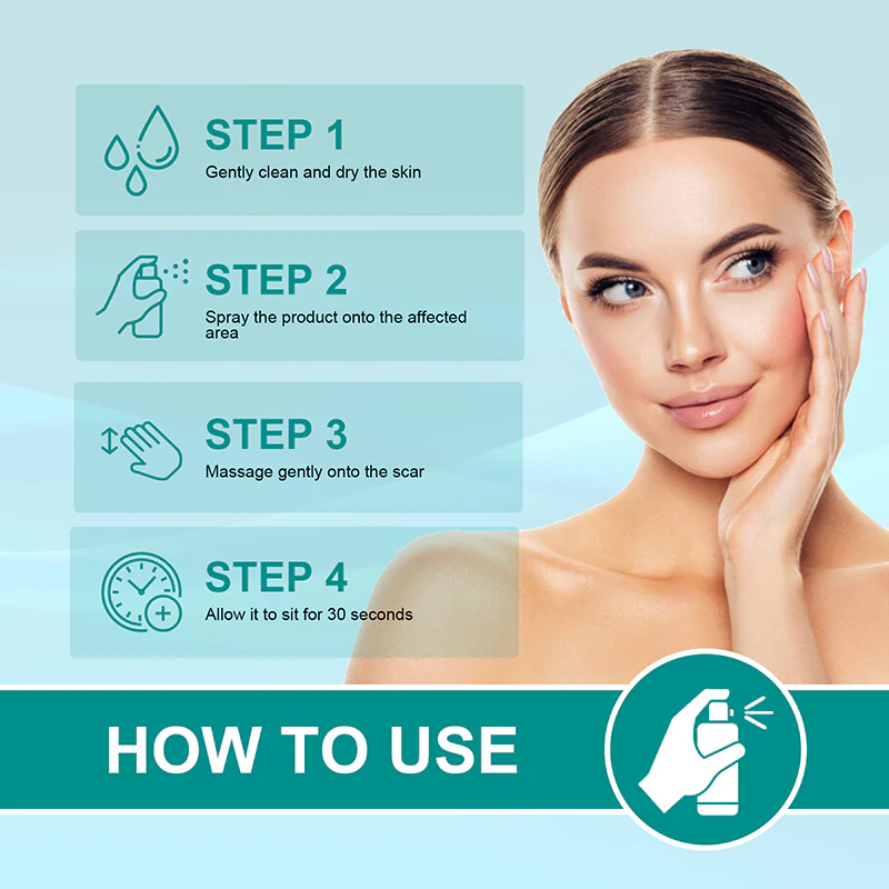 Spray nettoyant pour cicatrices et vergetures ScarRemove™