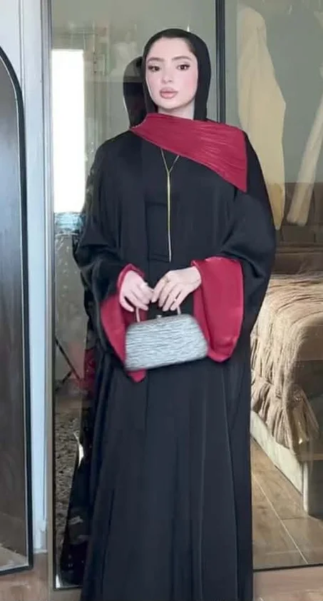 عباية الهيبة 2026 ✨من قطعتين (عباية +روبة ) بافخم انواع الاقمشة