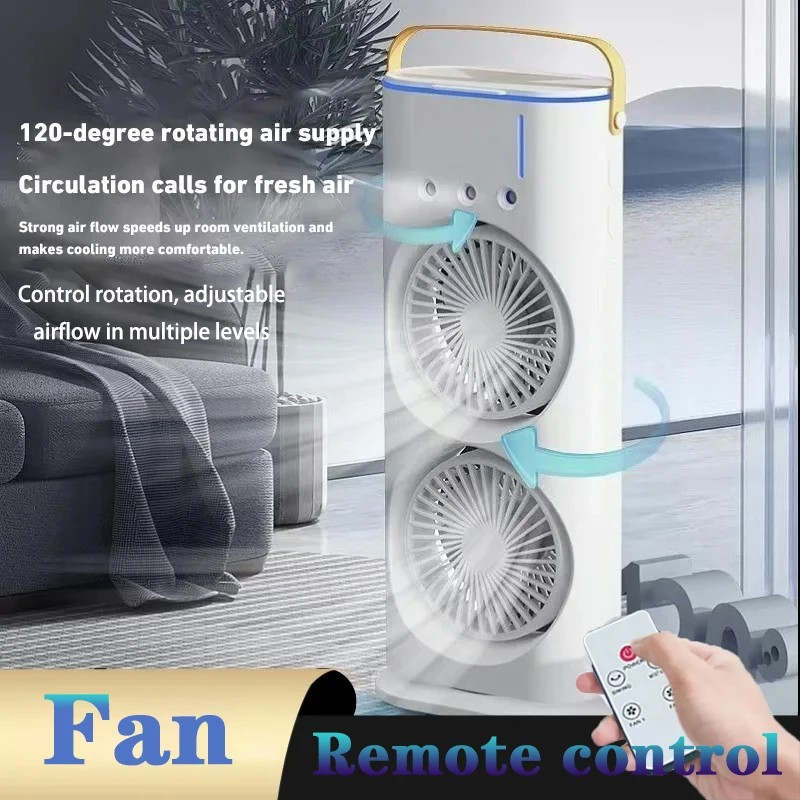 مروحة رش مزدوجة الطرف منزلية – DualCool Mist Fan 2X   2025