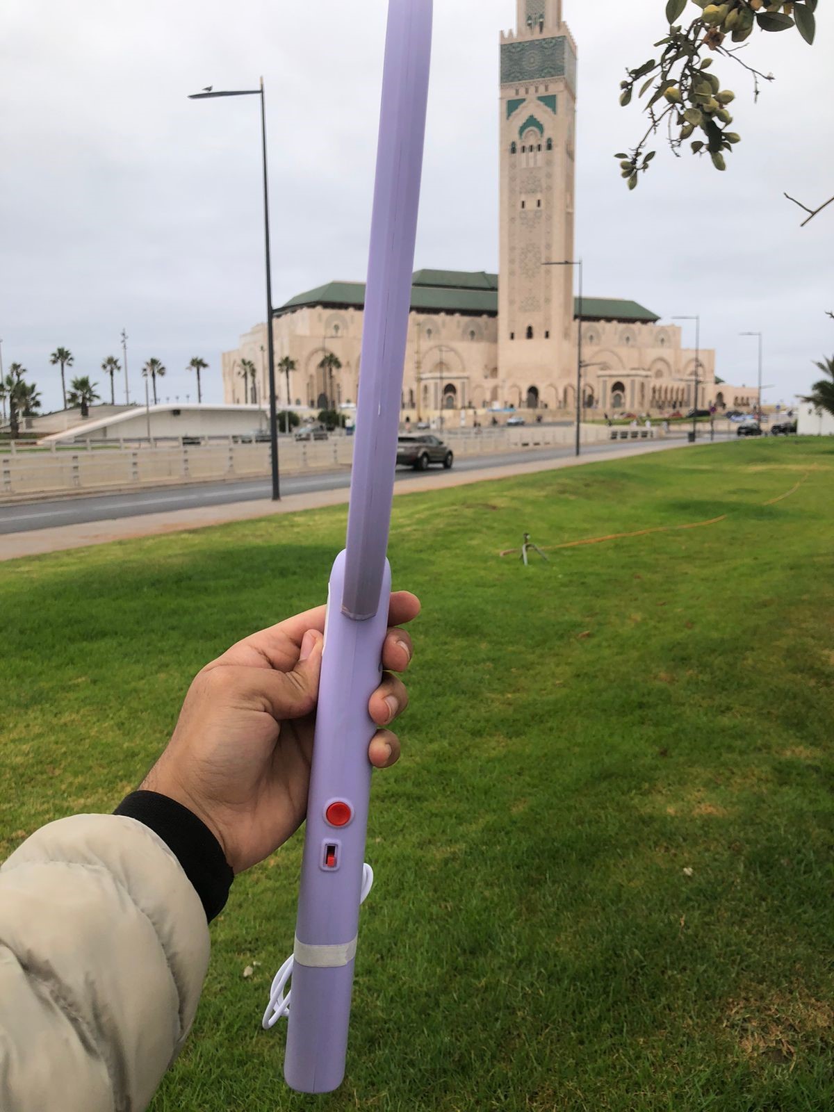 مضرب البعوض الكهربائي 2 في 1 مع شحن USB وقابل للتعديل 🦟💡