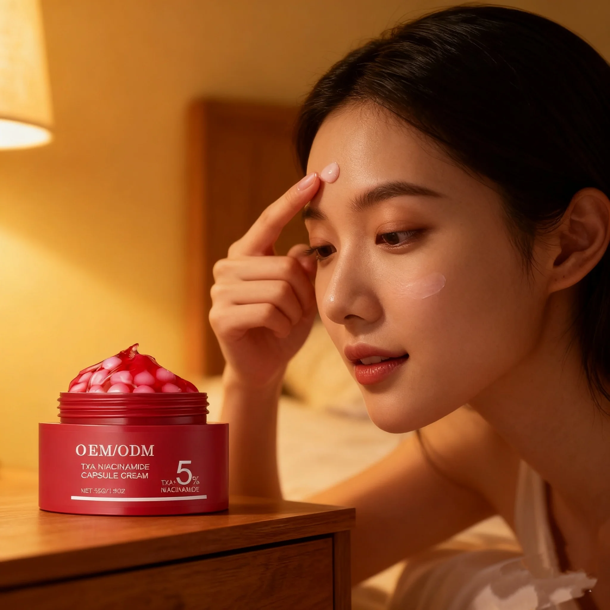 كريم الكبسولات نياسيناميد  للتفتيح العميق