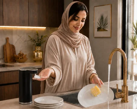 موزع صابون ذكي أوتوماتيكي