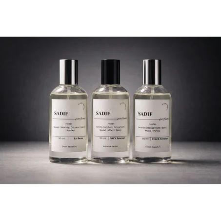 Pack 3 Parfums SADIF 50 ml – Alternatives de Luxe Longue Tenue