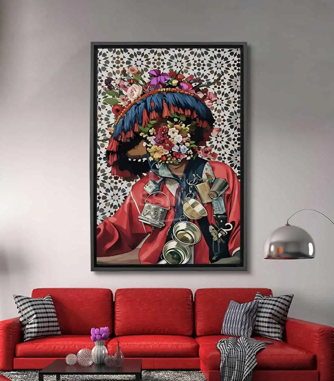 Tableau Floral Guerrab