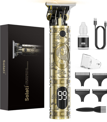 ماكينة اللحية الاحترافية ببطارية من سولاتي — تشذيب الشعر للرجال