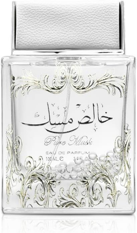 عطر Pure Musk من Lattafa – رذاذ Eau de Parfum بتركيبة مسك غنية وثبات طويل