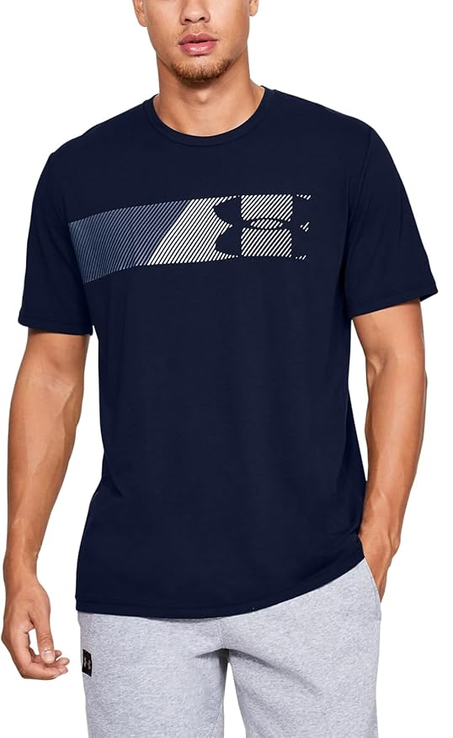 تي شيرت رياضي رجالي بأكمام قصيرة من اندر ارمور – تصميم مريح وأنيق للتدريب والاستخدام اليومي