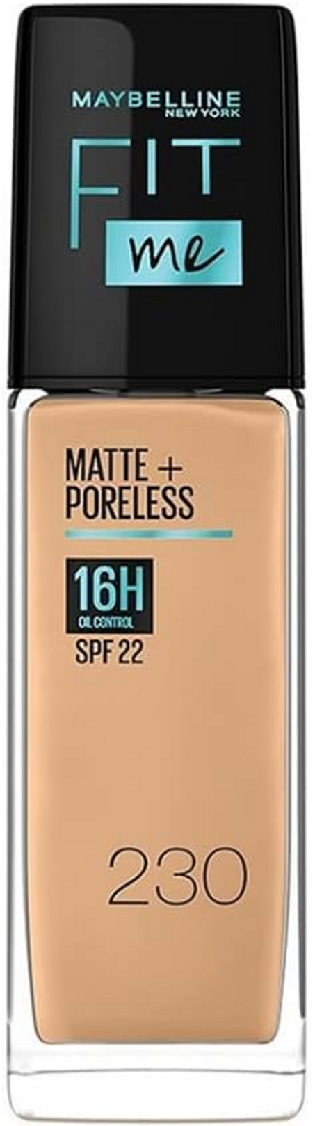 مايبيلين فيت مي مات آند بورليس – كريم أساس سائل 30 مل | تحكّم في اللمعان ونتيجة بلا مسام