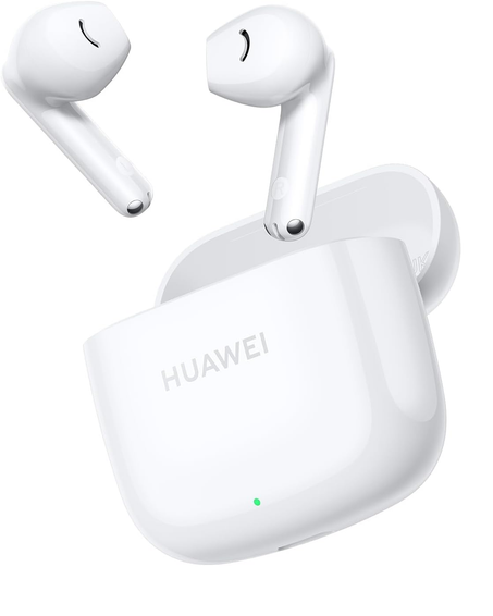 سماعات أذن FreeBuds SE 2 من هواوي – بلوتوث لاسلكية، عمر بطارية 40 ساعة، شحن سريع 10 دقائق، صغيرة ومريحة، أبيض