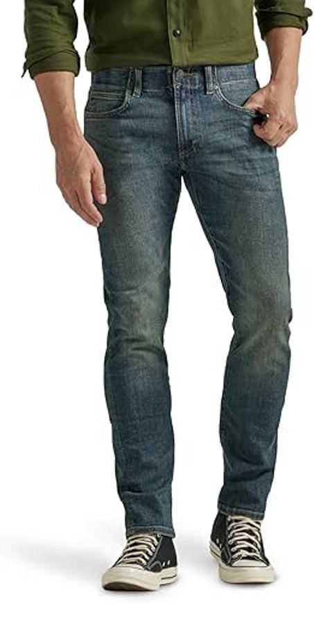 بنطلون جينز رجالي من Lee Mark – تصميم كلاسيكي بقصة مستقيمة وجودة عالية