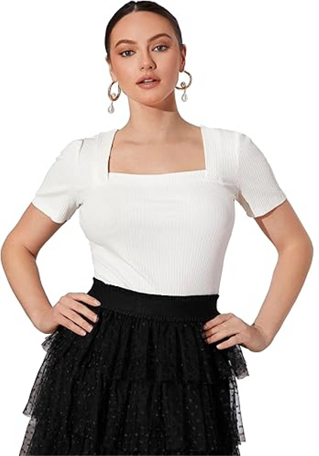 بلوزة نسائية عصرية بأكمام منفوشة – تصميم أنيق من شاسمي، مثالية للسهرات والمشاوير اليومية