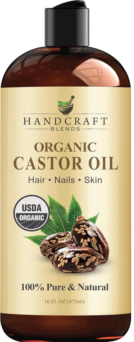 زيت الخروع النقي – 100% طبيعي – لترطيب البشرة والشعر